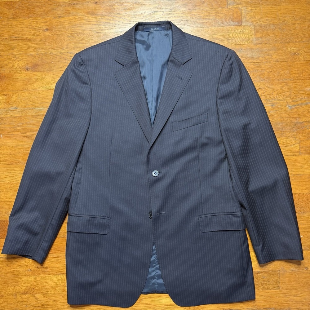 Ermenegildo Z Zegna Mens City 100% Wool 2-Button Blazer Navy Blue • 42R Mexico